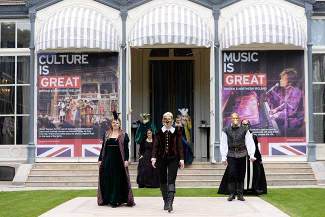 Evening at the British Embassy in Paris