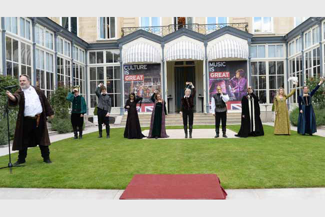 Evening at the British Embassy in Paris